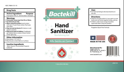 Bactekill Hand Sanitizer (Bactekill Hand Sanitizer)